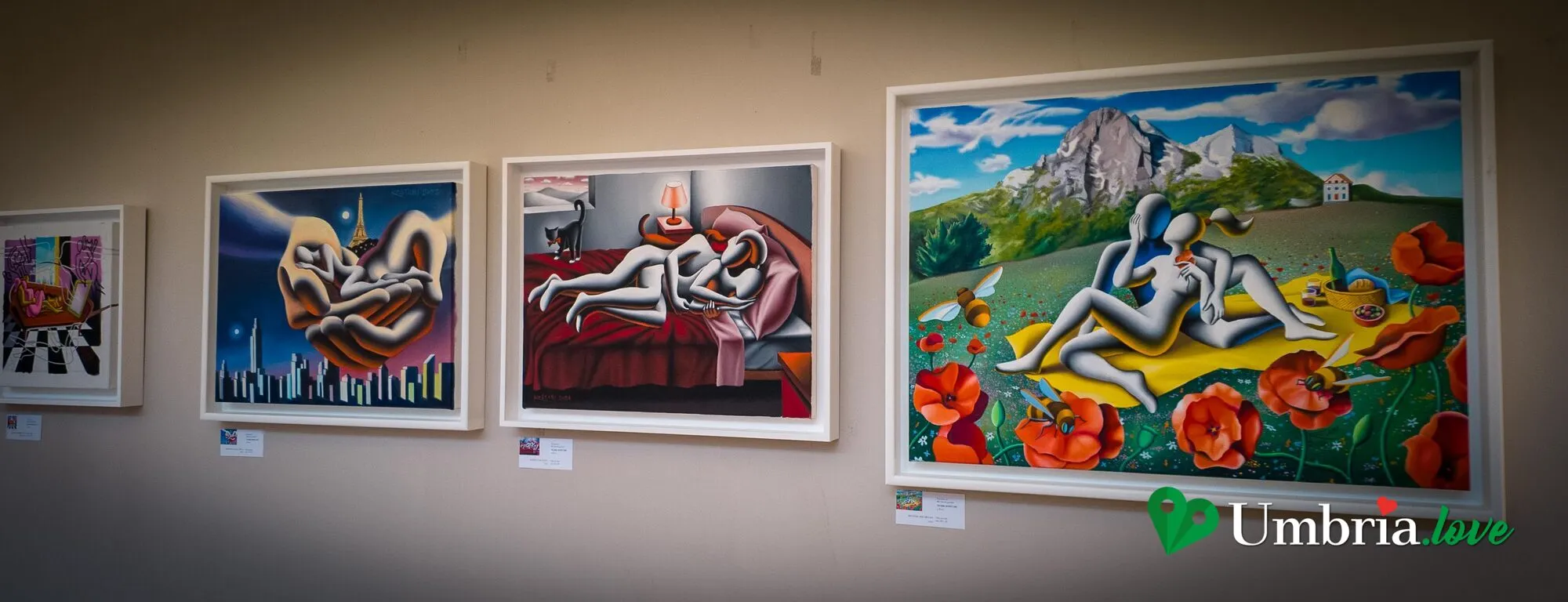 Una mostra temporanea d'arte contemporanea negli spazi del complesso di San Francesco a Trevi