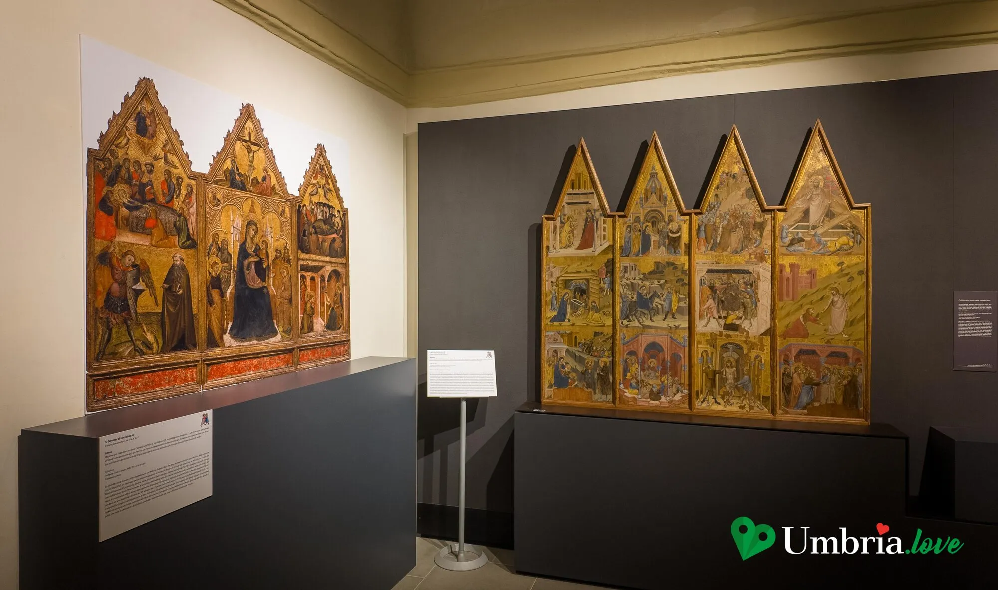 Polittici e tavole a fondo oro del Trecento nella Pinacoteca di Trevi